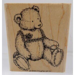 Baby Teddy Bear in Bib Stamp ©1998 Stampin' Up!